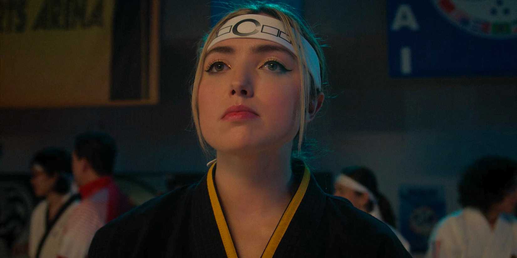 Tory (Peyton List) focused for the Sekai Taikai final in Cobra Kai Season 6 Ep 14