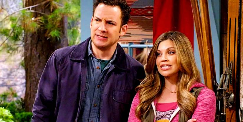 Cory (Ben Savage) and Topanga (Danielle Fishel) on Girl Meets World