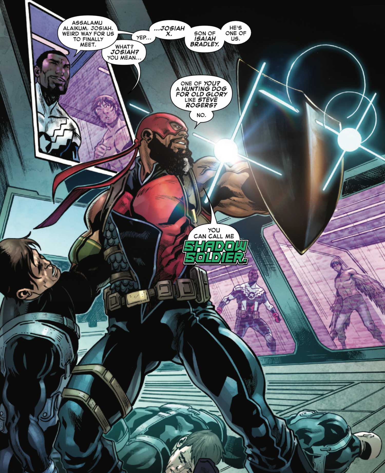 Sam Wilson: Captain America #2 by Pak, Narcisse, and Messias - Josiah X is revealed as Shadow Soldier