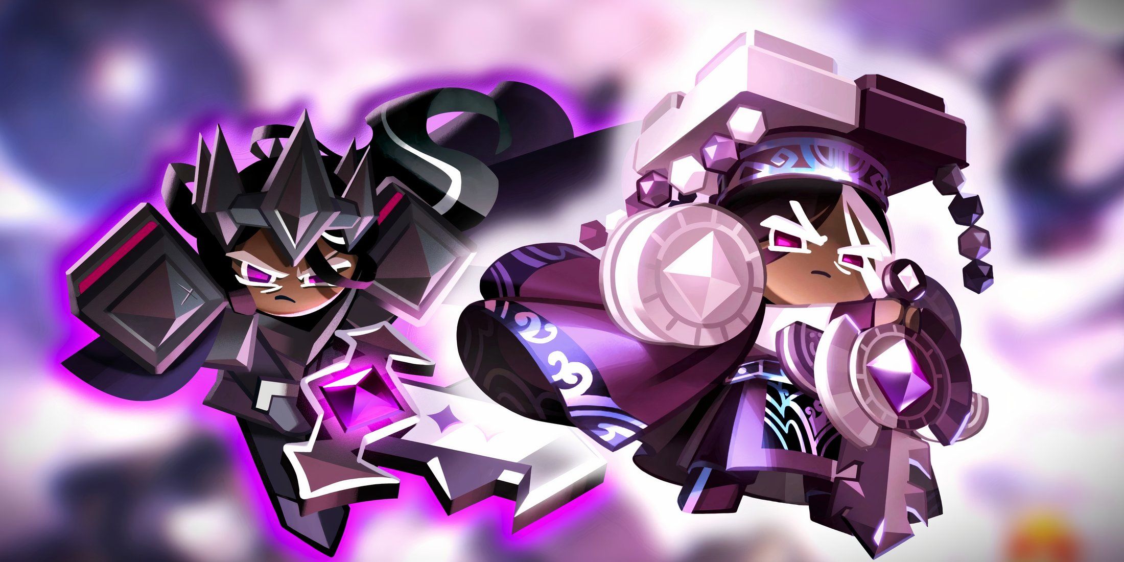 Dark Cacao Regular and Awakened Cookie Run Kingdom