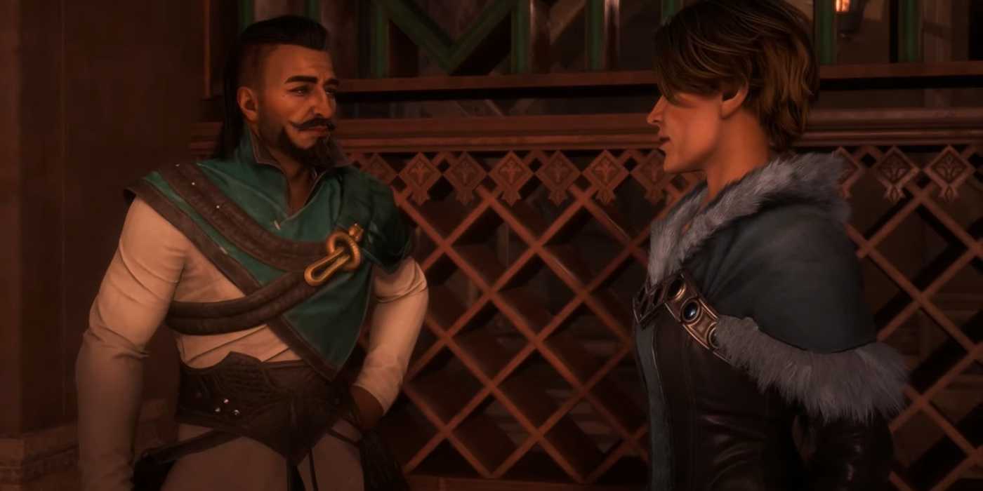 Dorian Smiling Dragon Age: The Veilguard - Should Dorian Or Maevaris Become Archon?
