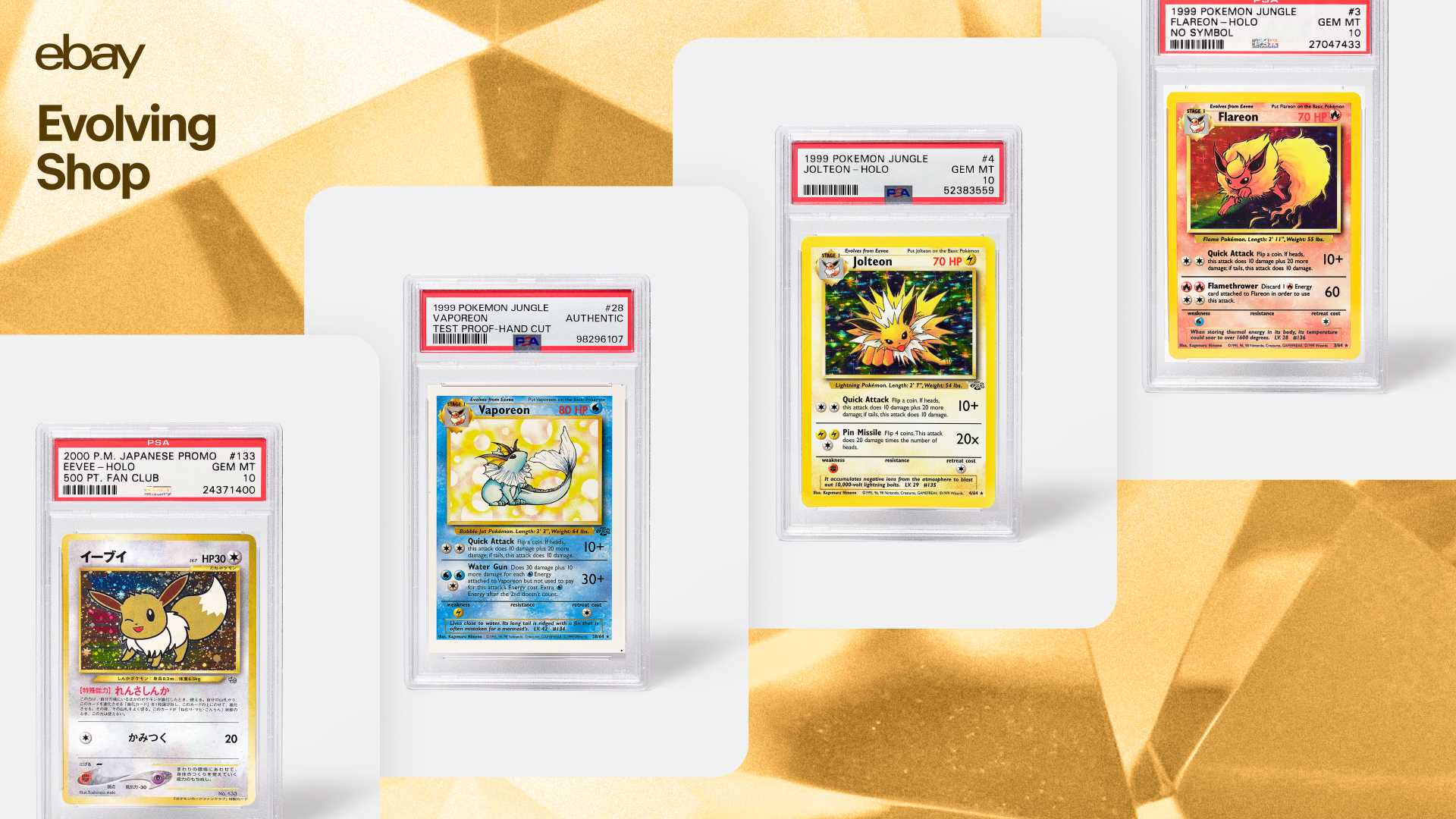 eBay Celebrates Pokmon Day With New Evolving Shop Dedicated To Eevee, Will Auction Off Merch And Rare PSA 10 Cards eBay Celebrates Pokmon Day With New Evolving Shop Dedicated To Eevee, Will Auction Off Merch And Rare PSA 10 Cards