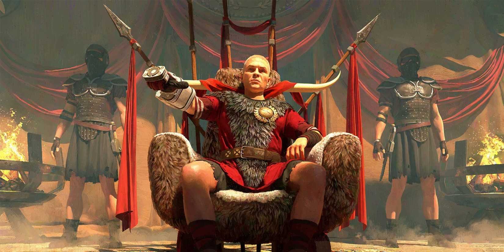 Art of Caesar from Fallout New Vegas in the Fallout Universes Beyond MTG set.