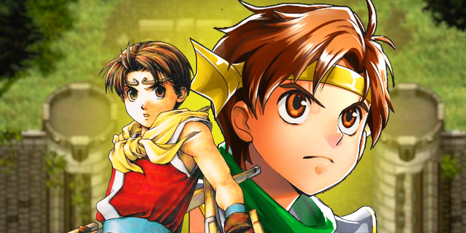 Futch and Riou with the Muse-Matilda border from Suikoden 2