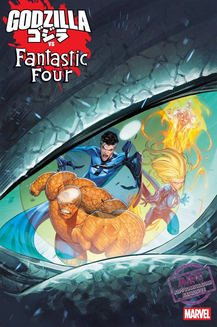 Ahead of Their MCU Debut, the Fantastic Four Are Ready to Take on Godzilla