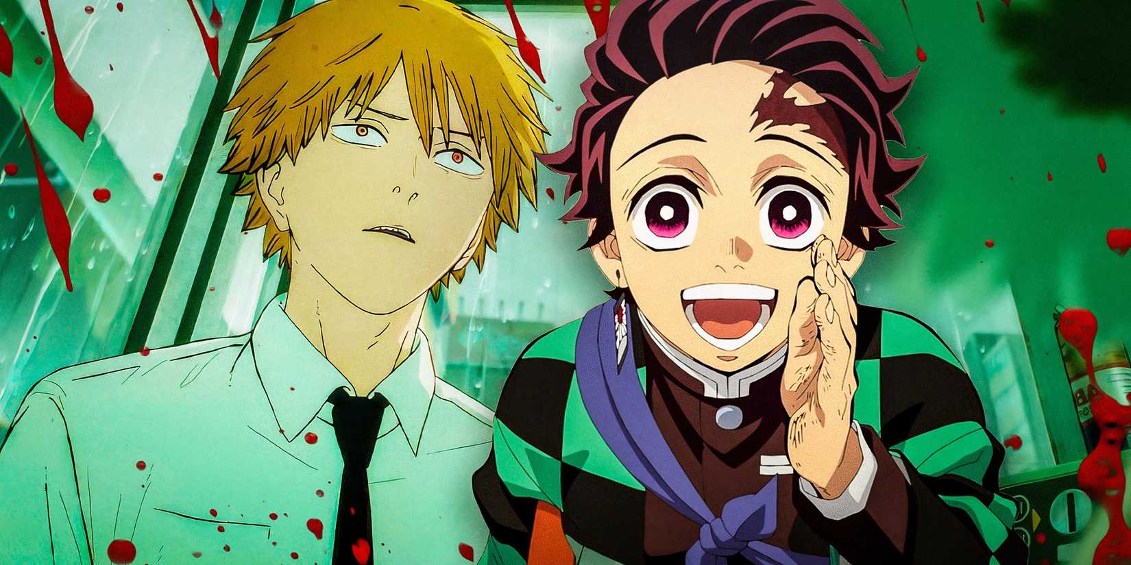 Chainsaw Man Denji и Demon Slayer Tanjiro custom image