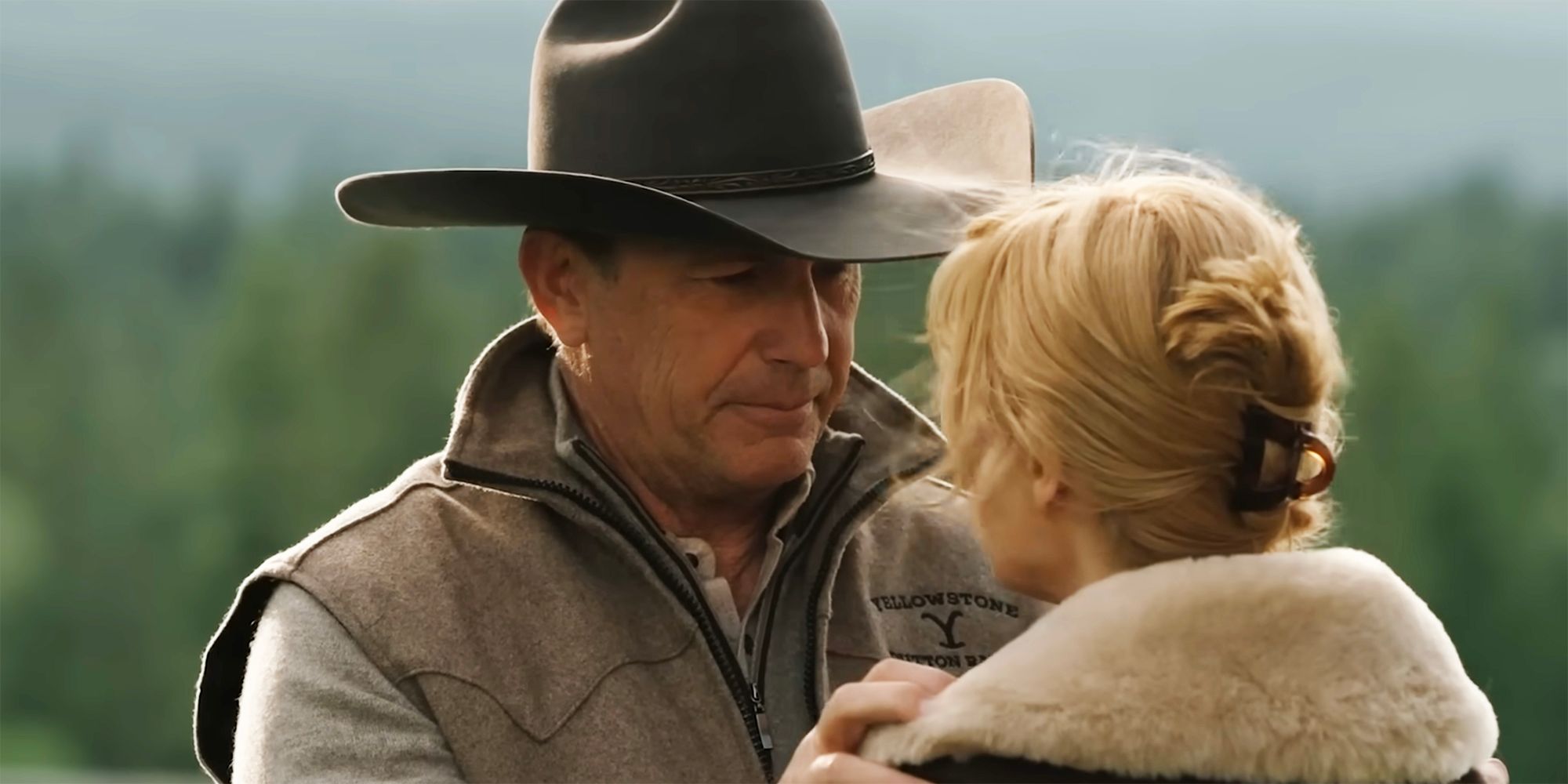 John Dutton talking to Beth in Yellowstone