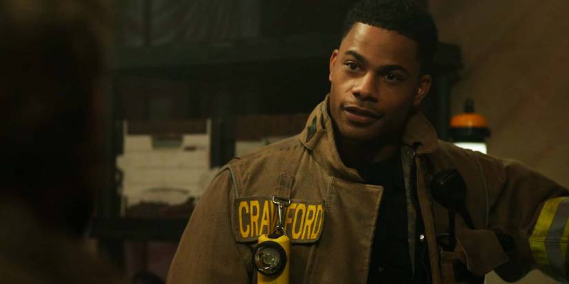 Jordan Calloway as Jake Crawford in Fire Country season 3 episode 11