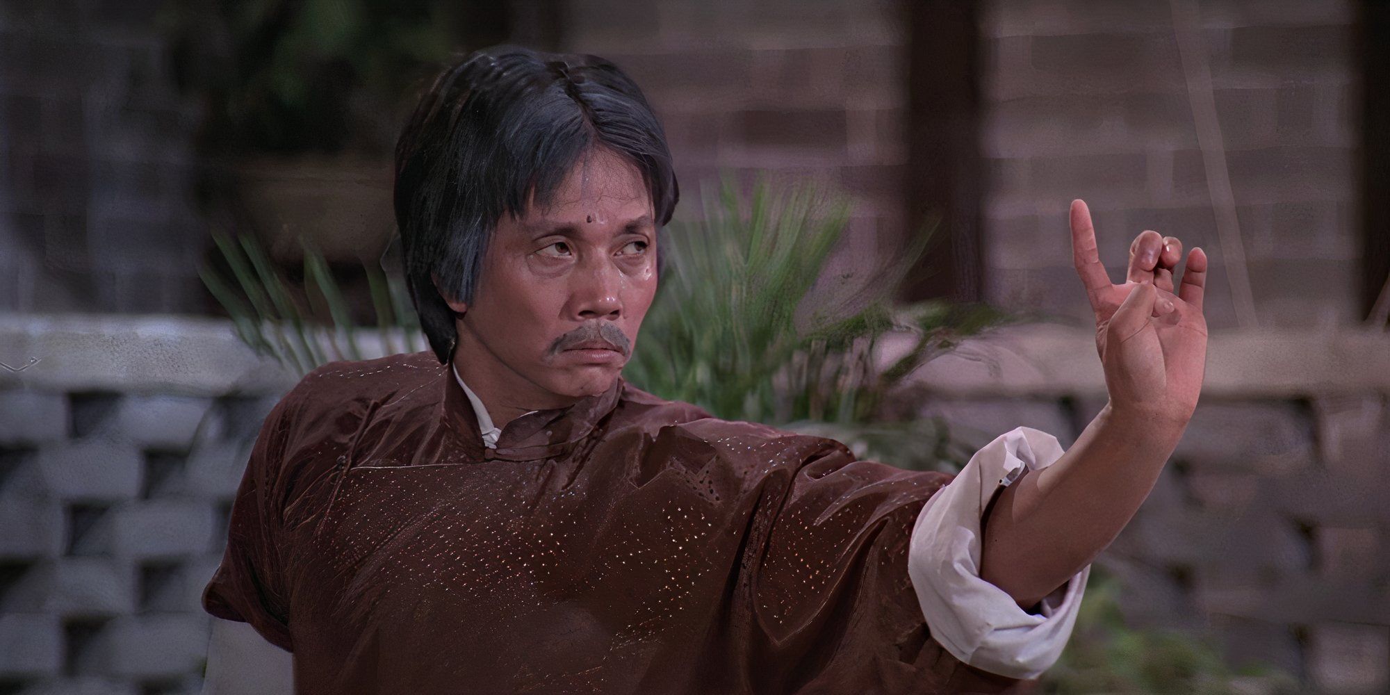 Lau Kar-leung em uma cena de My Young Auntie.