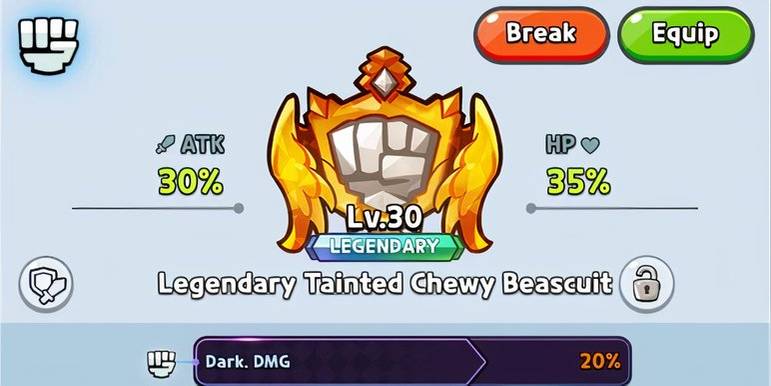 Legendary Tainted Chewy Beascuit Cookie Run Kingdom
