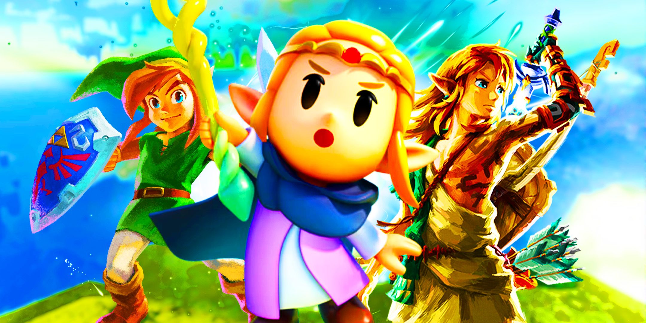 Link from various zelda gamess