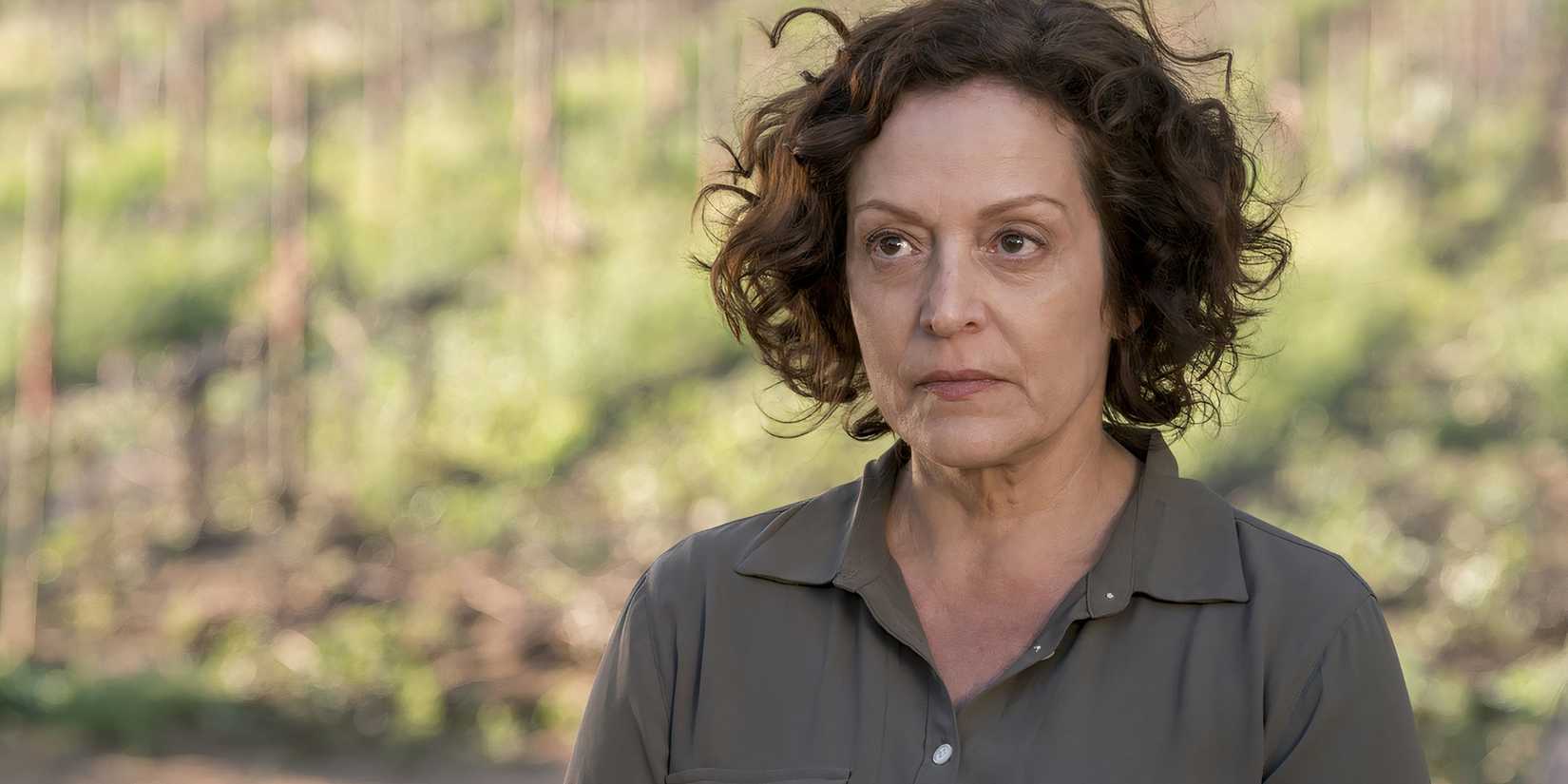 The Cast Of New Horror Movie Touch Me Explain Their Surprisingly Emotional Film About A Sexy Alien 7 Marlene Forte looking upset in The Rookie