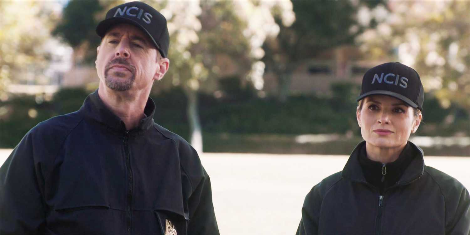 McGee and Knight in their NCIS gear