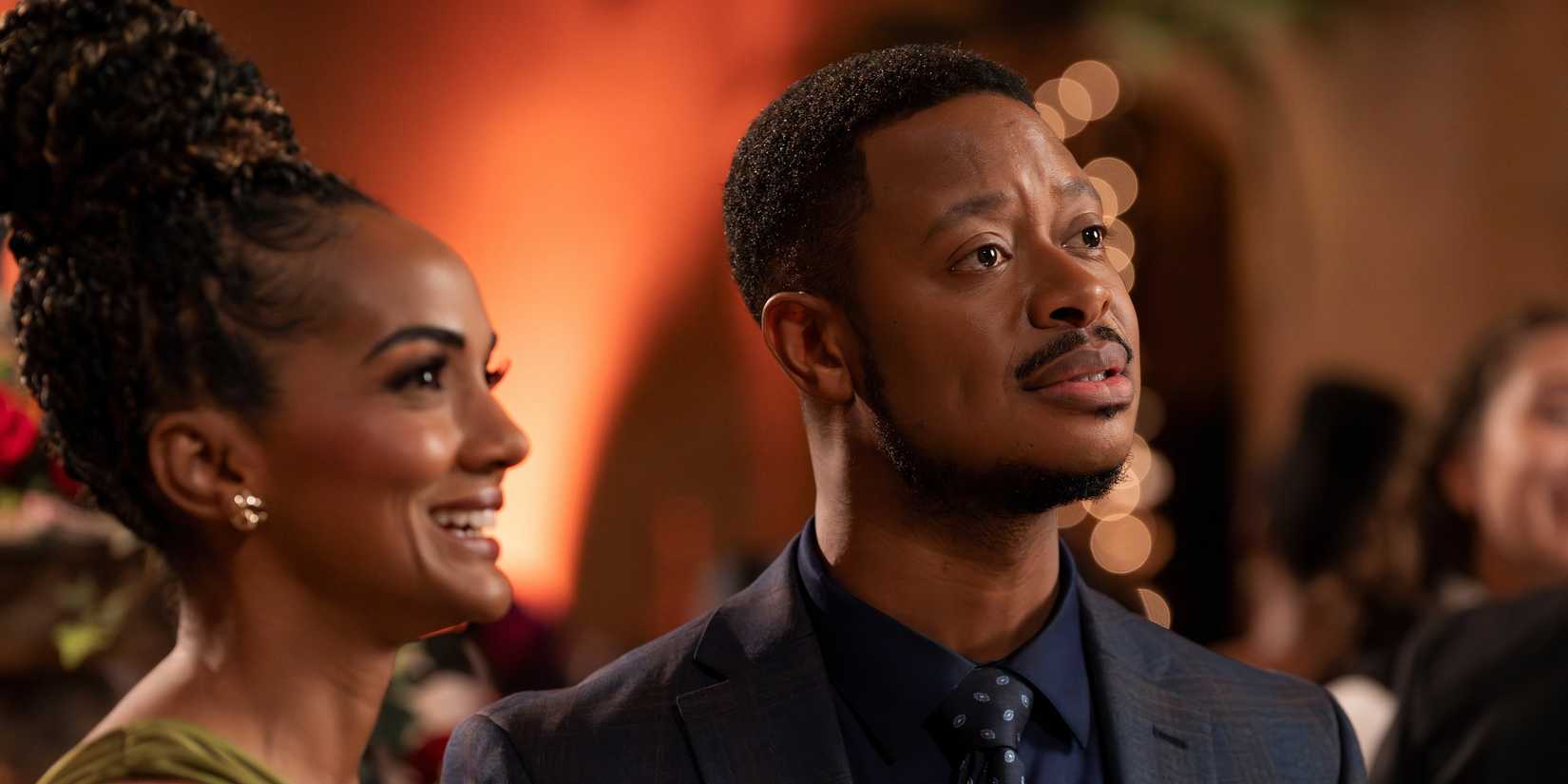 Mekia Cox as Nyla Harper and Arjay Smith as James Murray in The Rookie season 7 episode 6