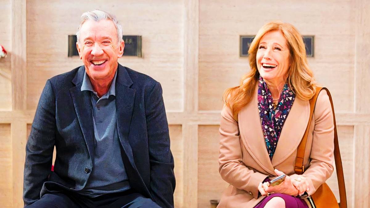 Nancy Travis and Tim Allen in Shifting Gears