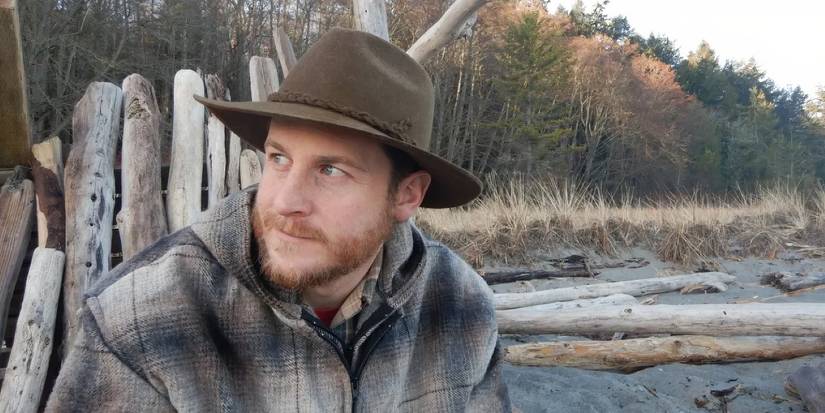 Nathan Donnelly looking off into distance Alone season 6