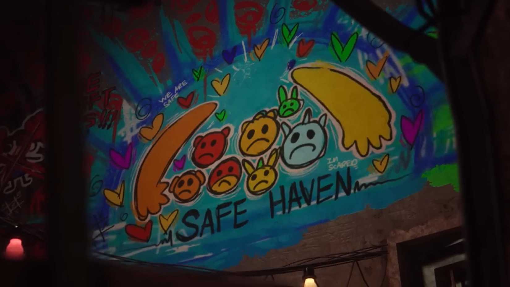 Рисунки безопасного места в Poppy Playtime Chapter 4