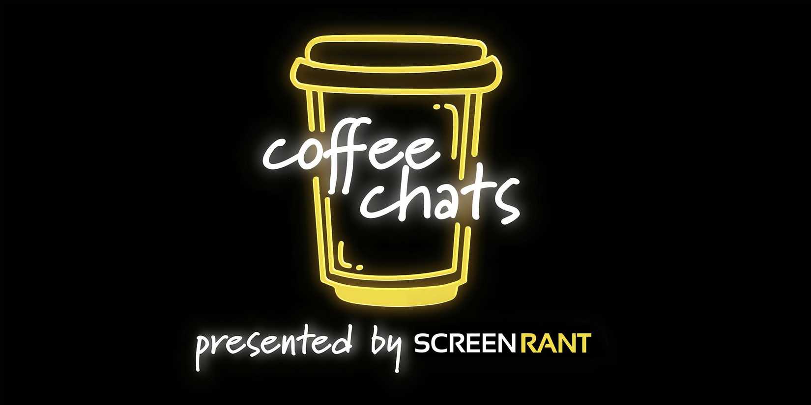 Logo do Coffee Chats apresentado pela ScreenRant