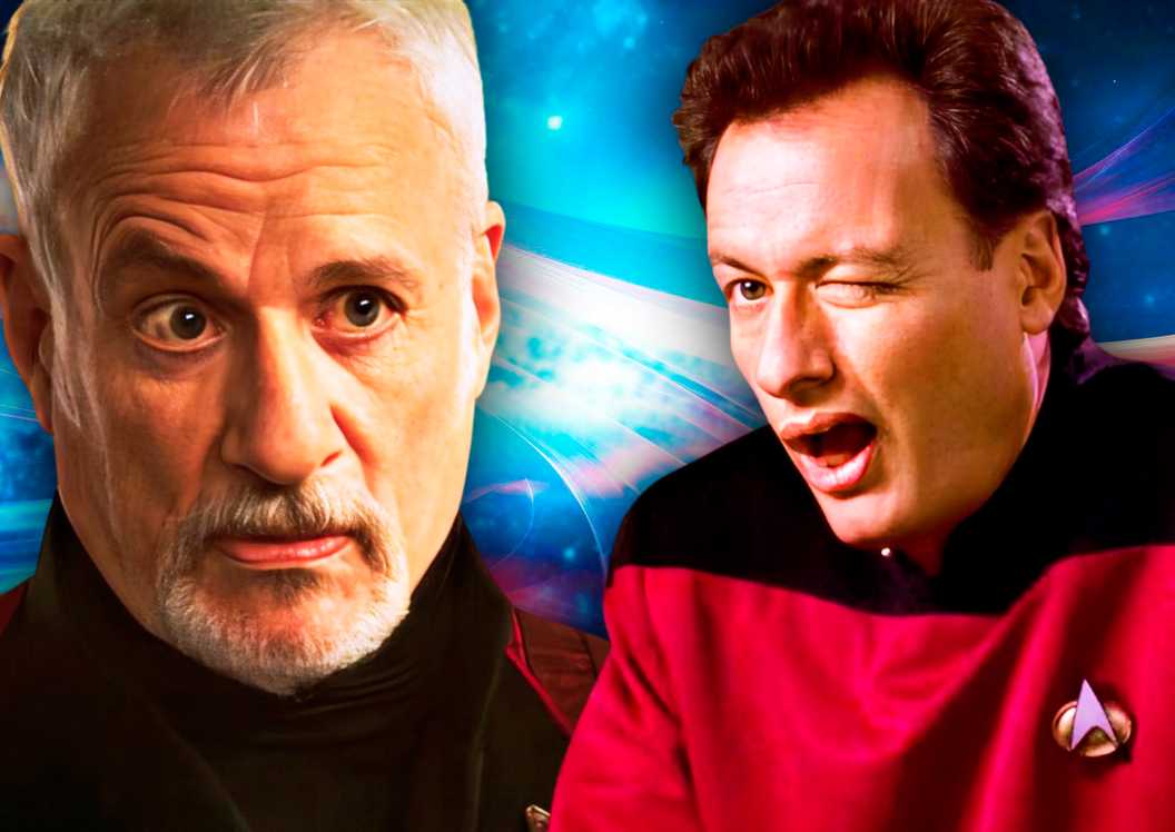 John de Lancie as Q in Star Trek TNG and Star Trek Picard