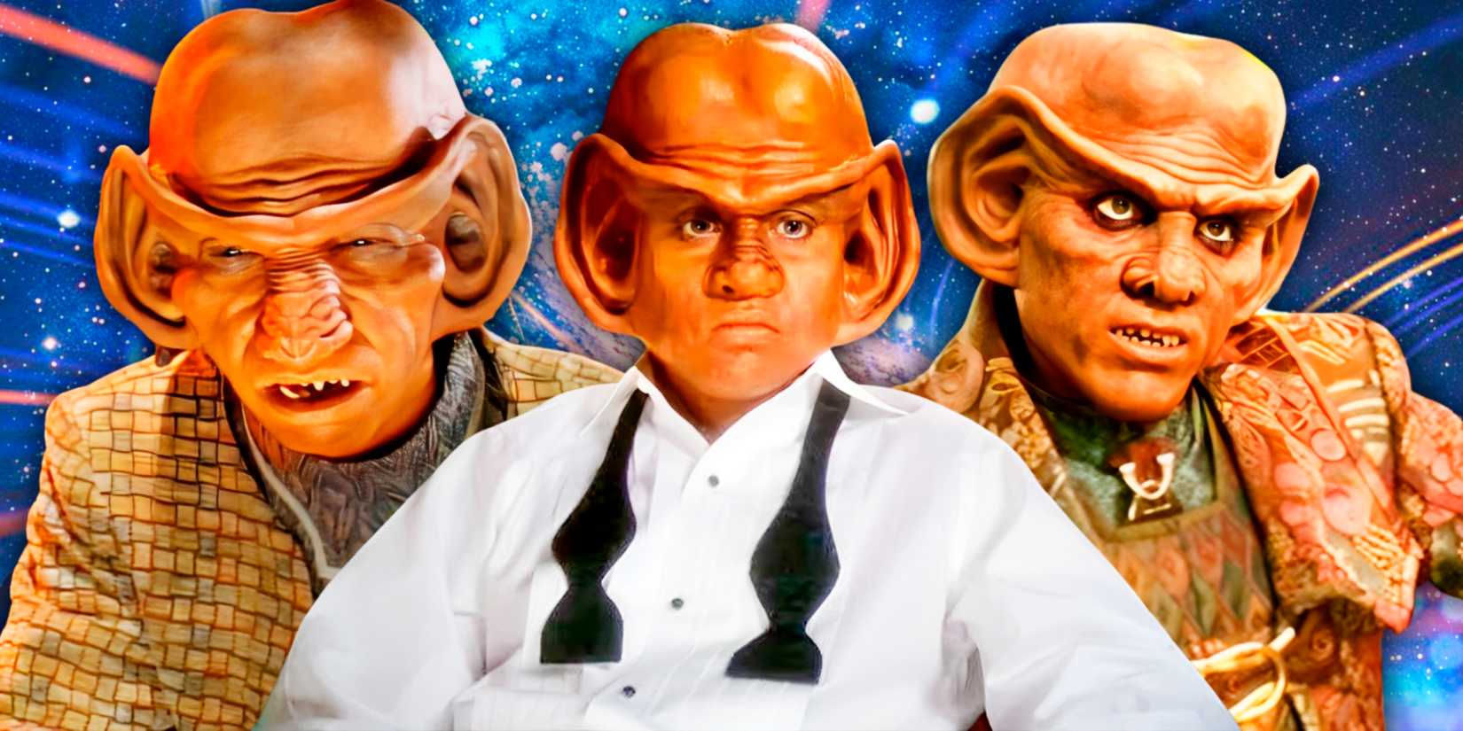 Quark, Rom, and Nog in Star Trek Deep Space Nine