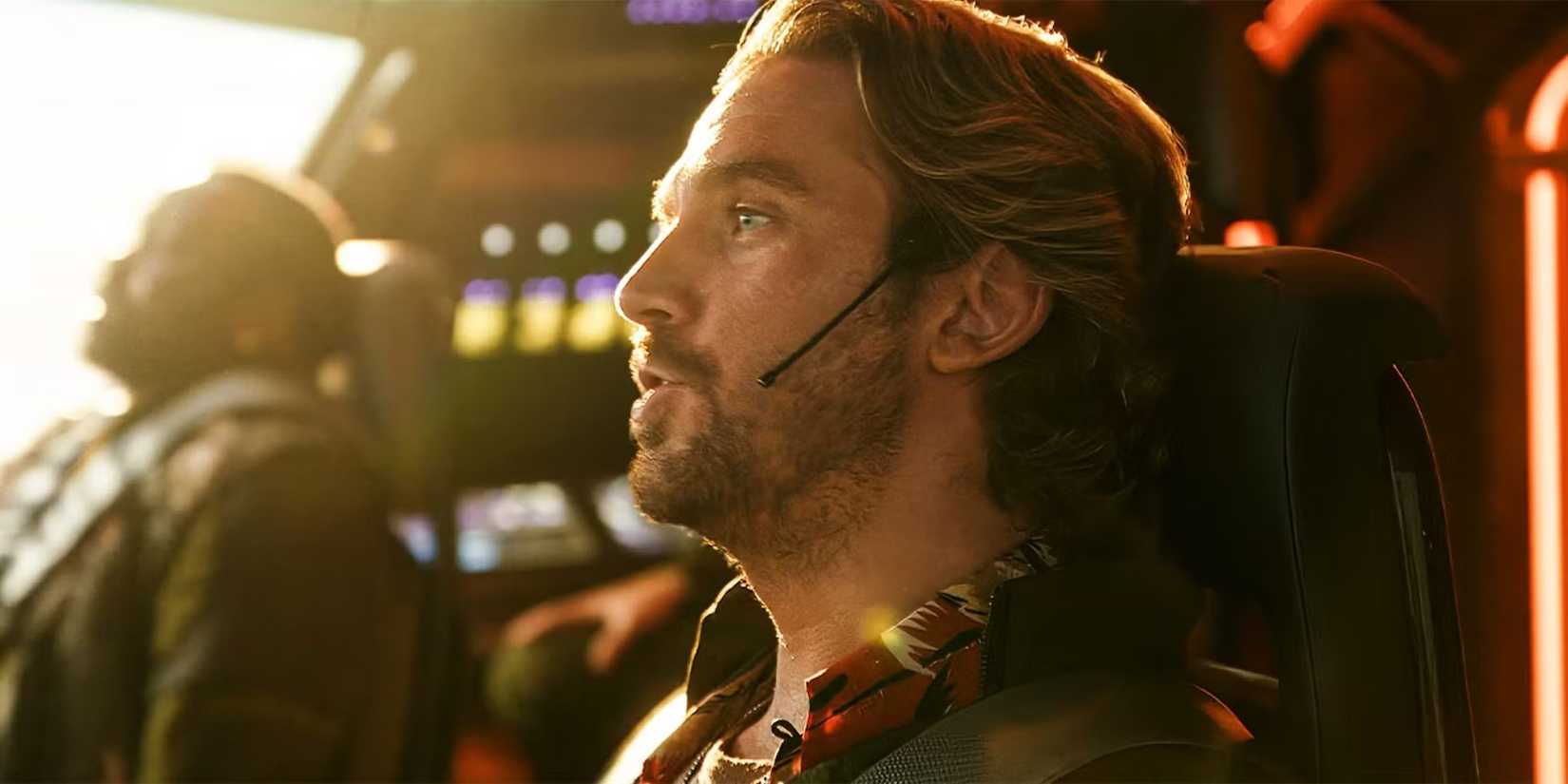 Dan Stevens como Trapper em Godzilla X Kong: O Novo Império