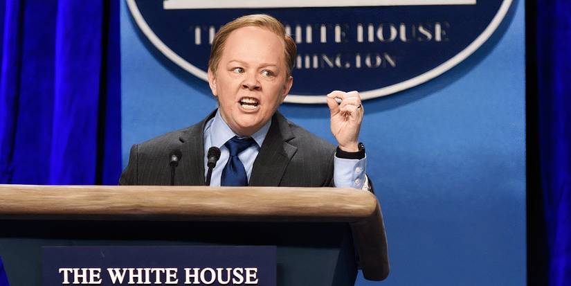 Melissa McCarthy as Sean Spicer on Saturday Night Live