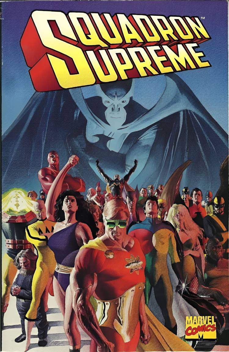 Squadron Supreme stand together as one.