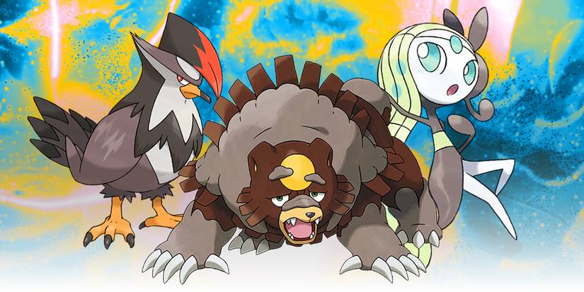 Staraptor, Aria Forme Meloetta, Shadow Ursaluna