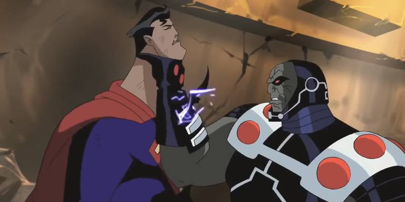 Superman lutando em