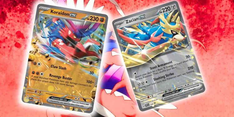 pokmon trading card game slashing legends tin koraidon Legends: Slashing Legends Koraidon Ex Tins!