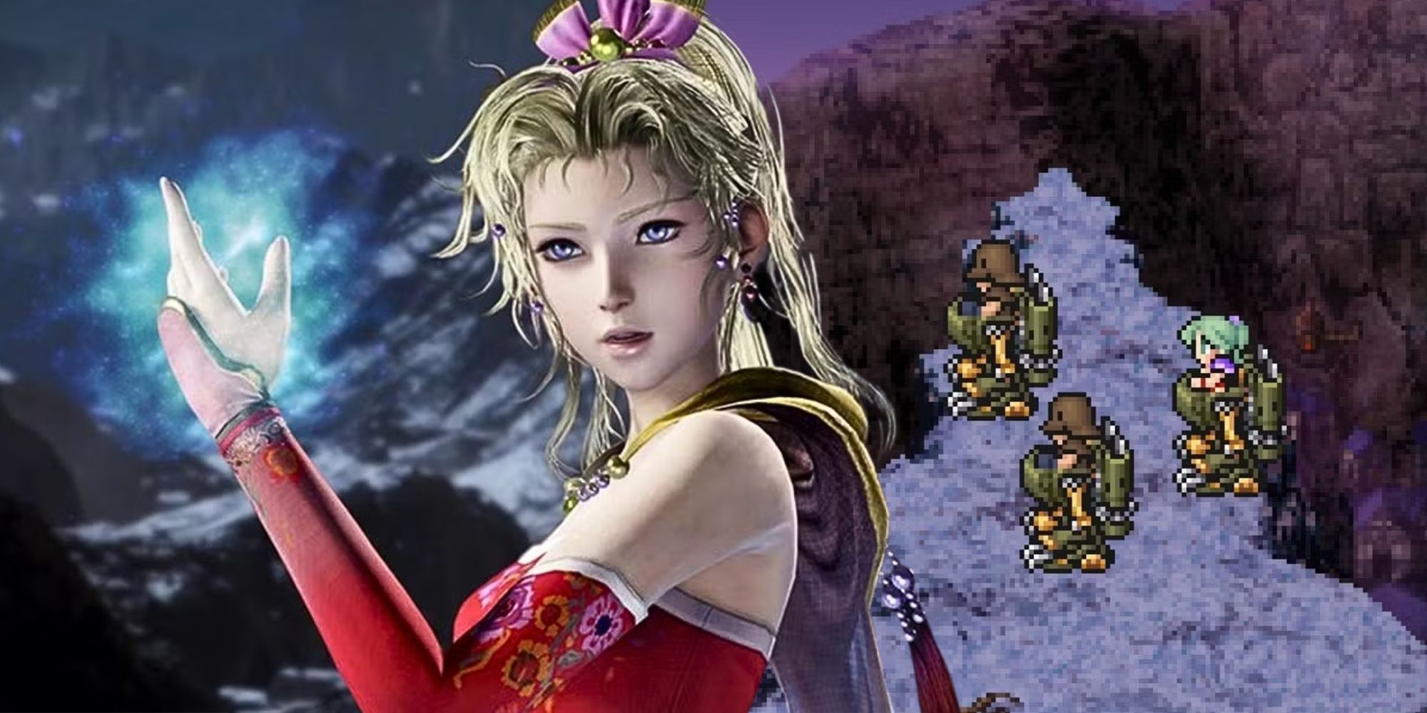 FF6 FINAL FANTASY 6　別れの物語展　イラストスカーフ　未開封 Shadow & Interceptor #78 Final Fantasy 6 Ⅵ FF6 Card Bandai