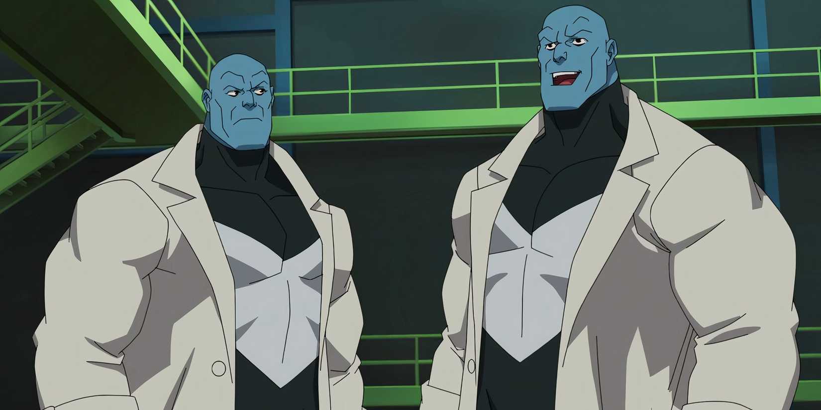 The Mauler Twins plotting while wearing lab coats in Invincible
