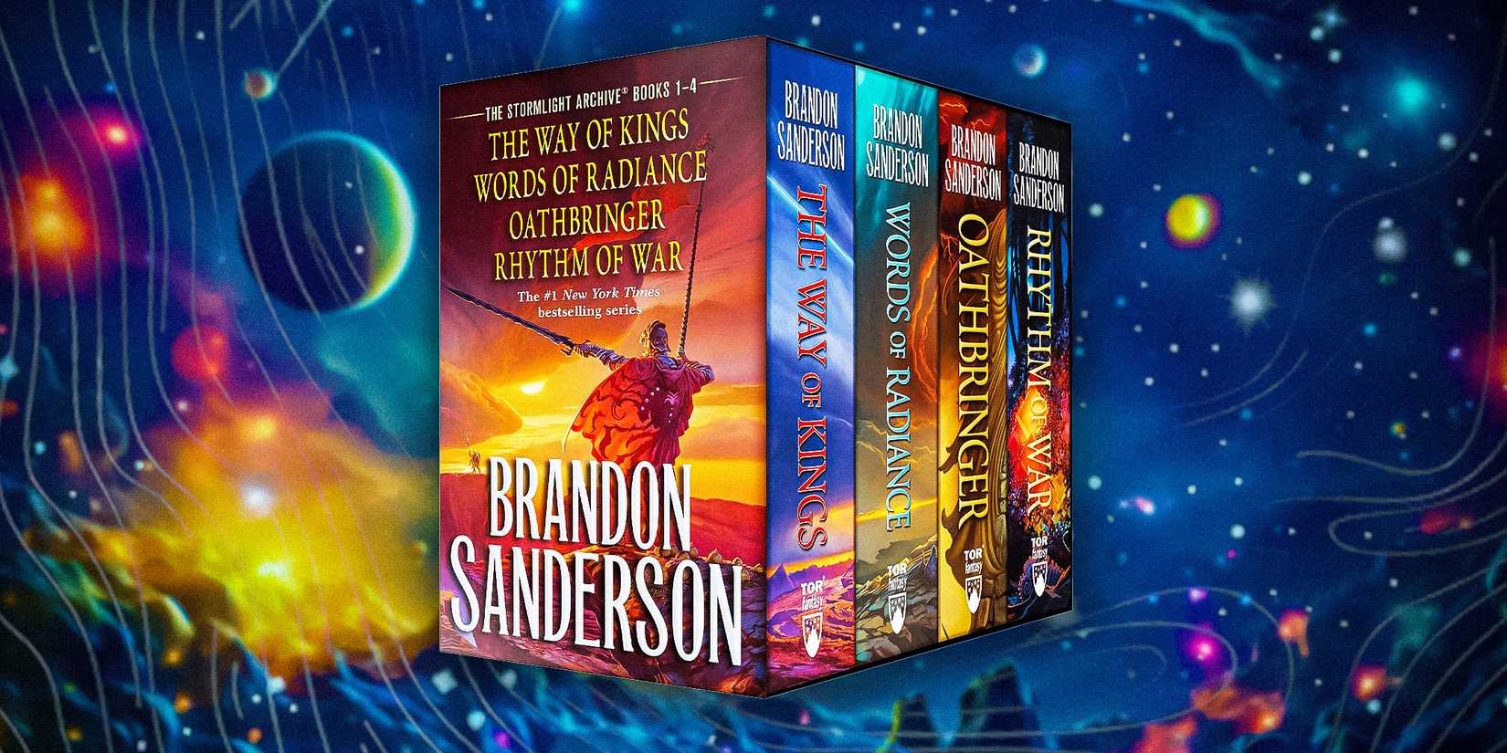 Capa dos livros The Stormlight Archive