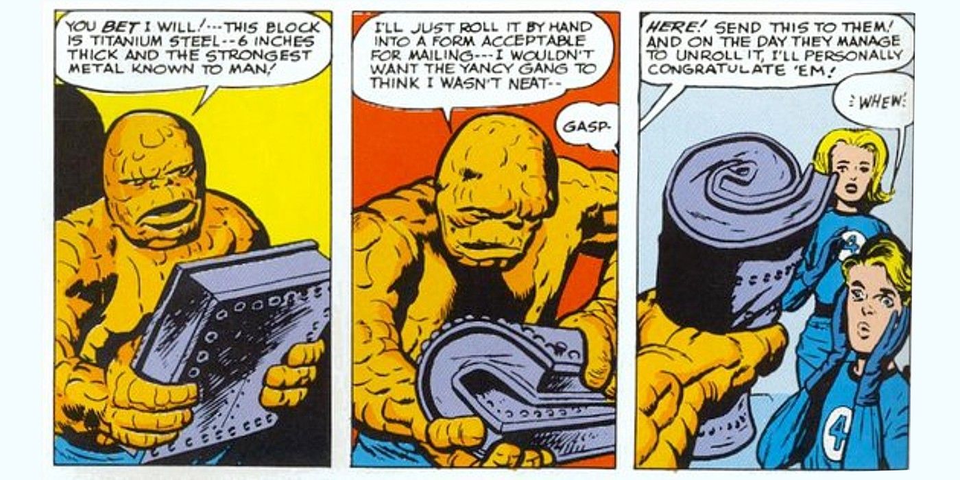 How Strong Is Fantastic Four's Thing? Ben Grimm's Maximum Strength ...