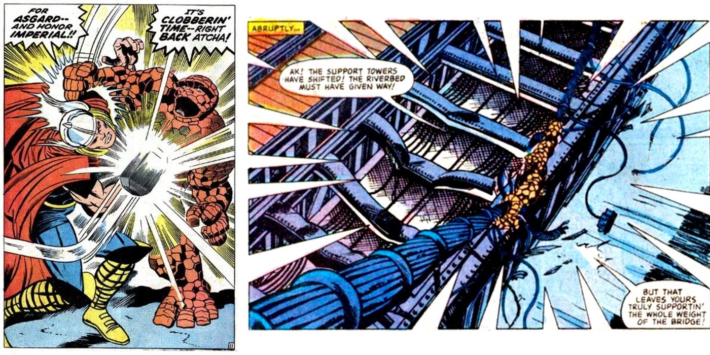 How Strong Is Fantastic Four's Thing? Ben Grimm's Maximum Strength ...