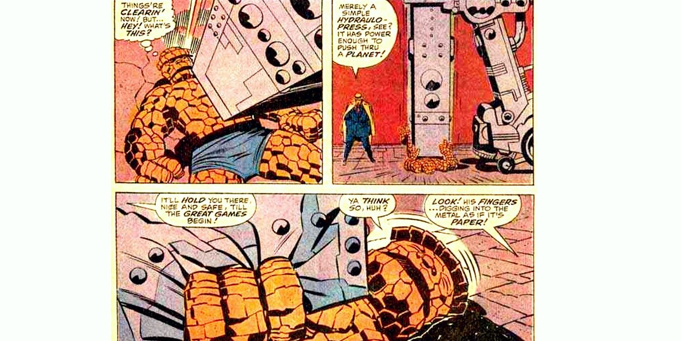 How Strong Is Fantastic Four's Thing? Ben Grimm's Maximum Strength ...