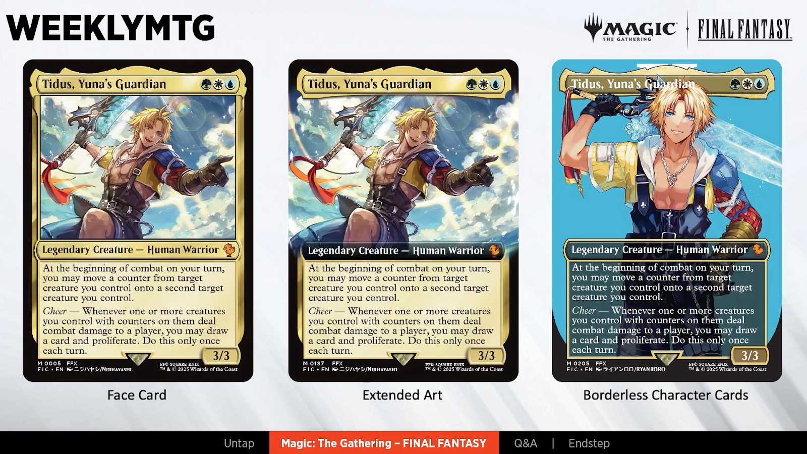mtg final fantasy commander preorder Magic: The GatheringFINAL FANTASY Commander Decklists