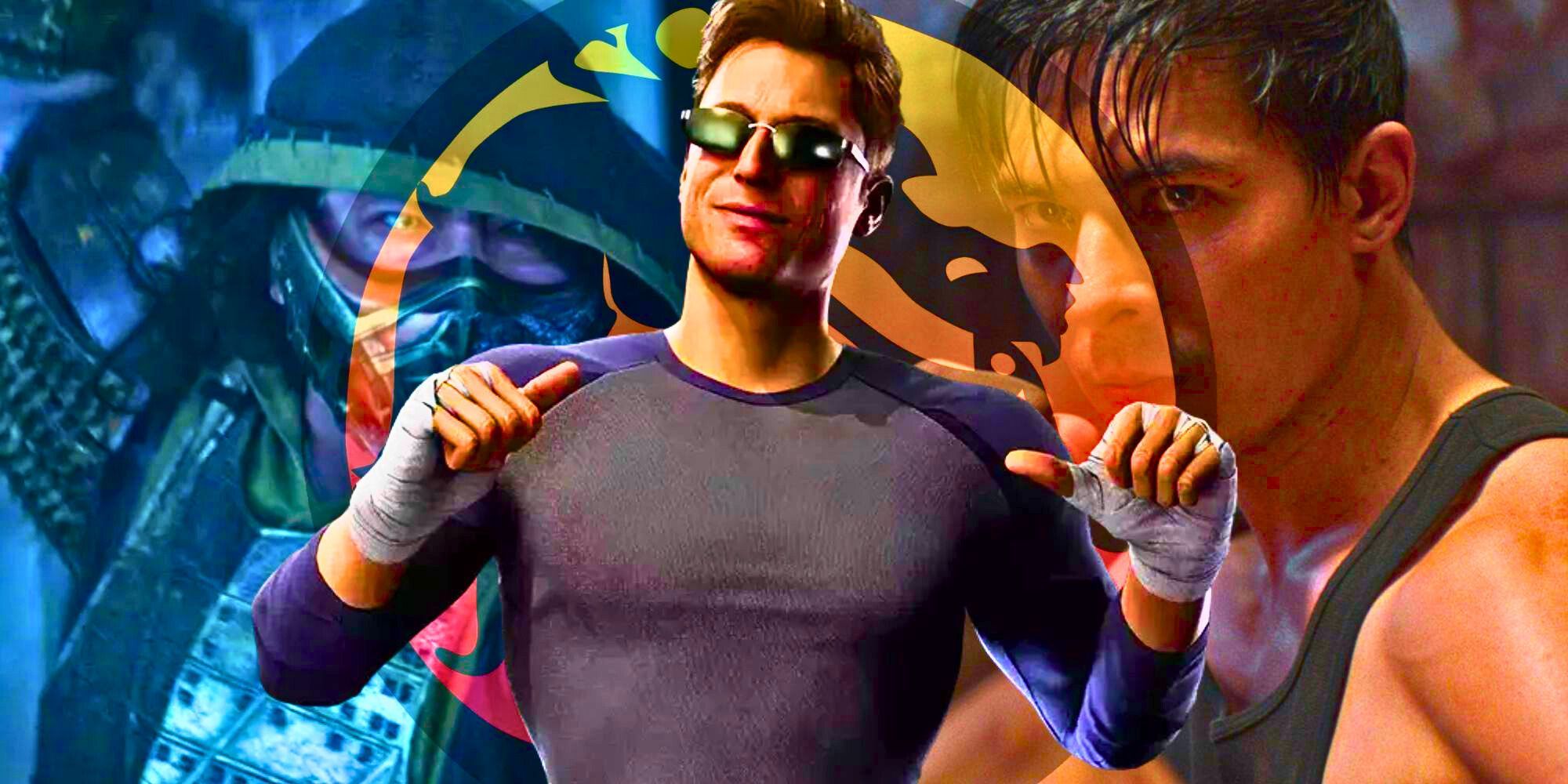 Custom Mortal Kombat image with Johnny Cage, Cole Young, and Scorpion