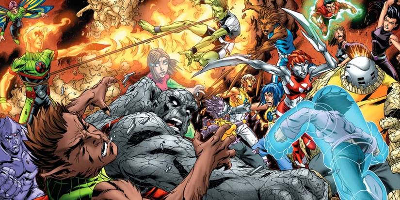X-Men's Academy X em batalha