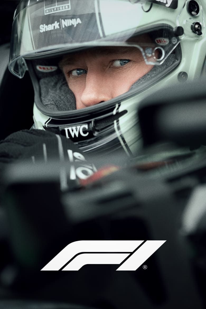 Pôster de F1: O Filme, com Brad Pitt em destaque.