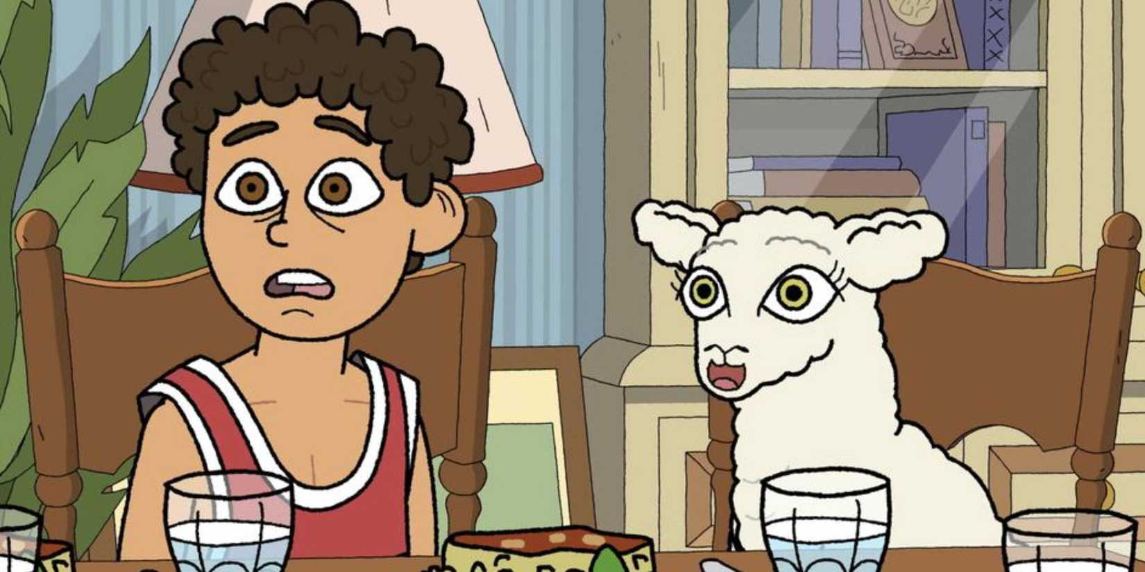 Cena da série animada Number 1 Happy Family USA