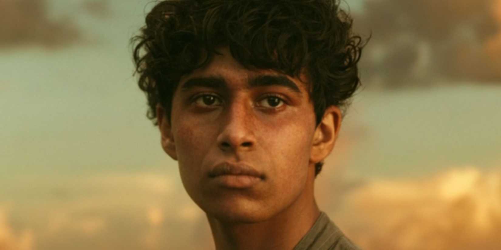 Pi looking thoughtful in Life of Pi