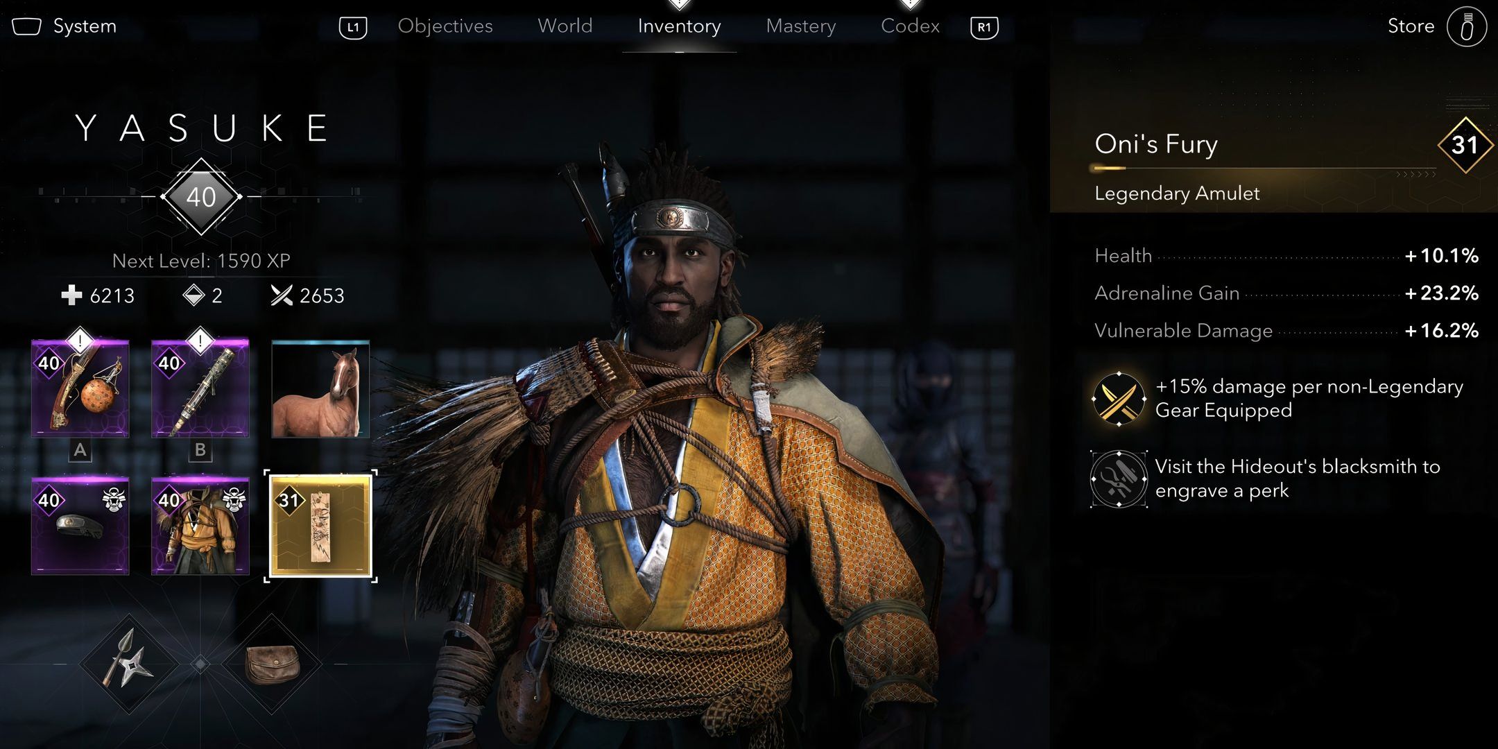 Assassin's Creed Shadows: Don't Sleep On Epic Quality Gear For Yasuke