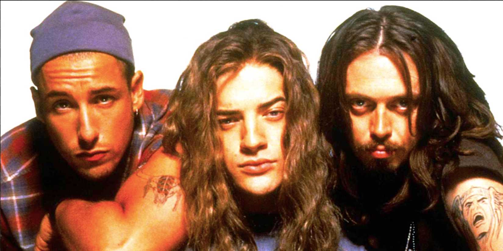 adam sandler brendan fraser and steve buscemi in airheads 1994 promo still
