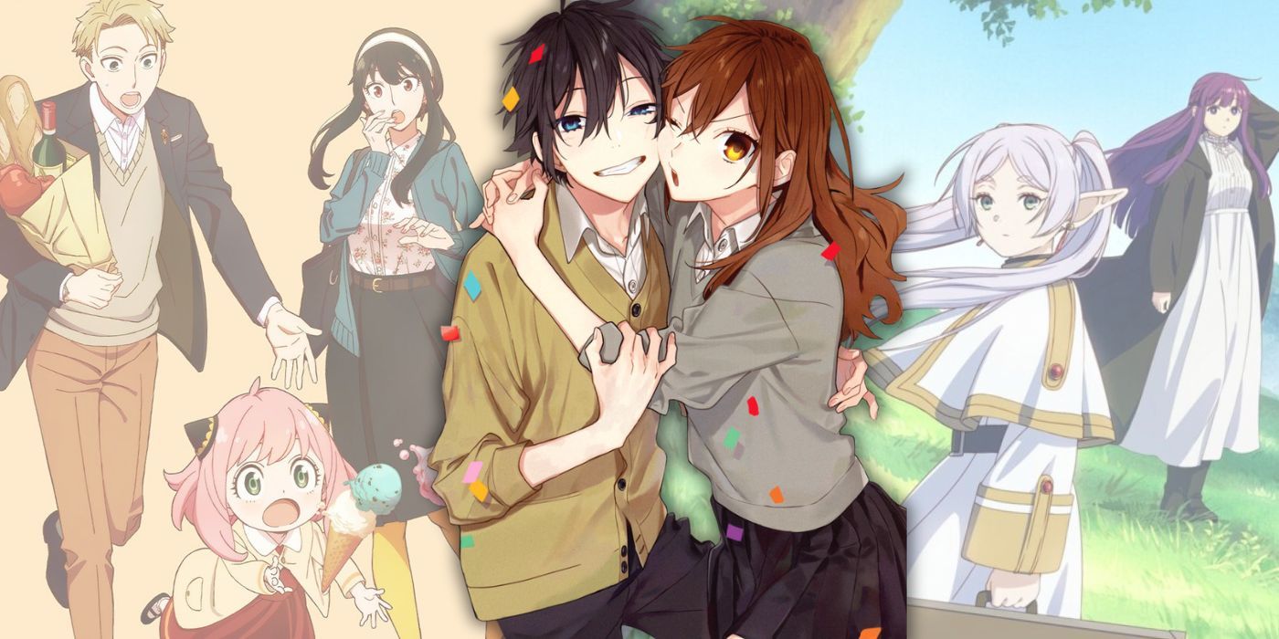 Images clés de SPY x Family, Frieren : Beyond Journey's End et Horimiya