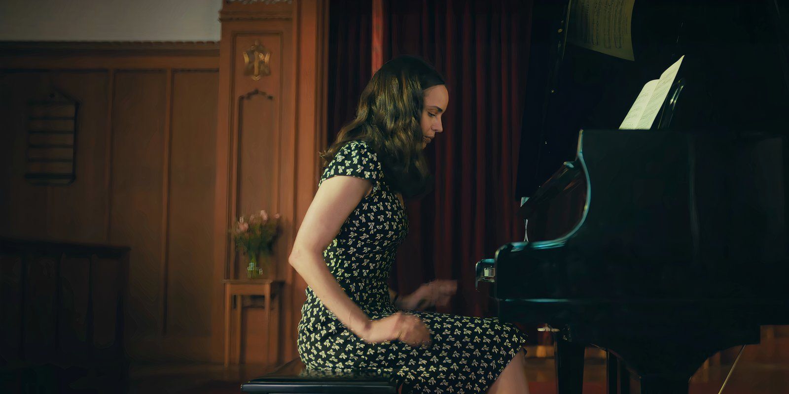 Alex plays the piano in The Life List