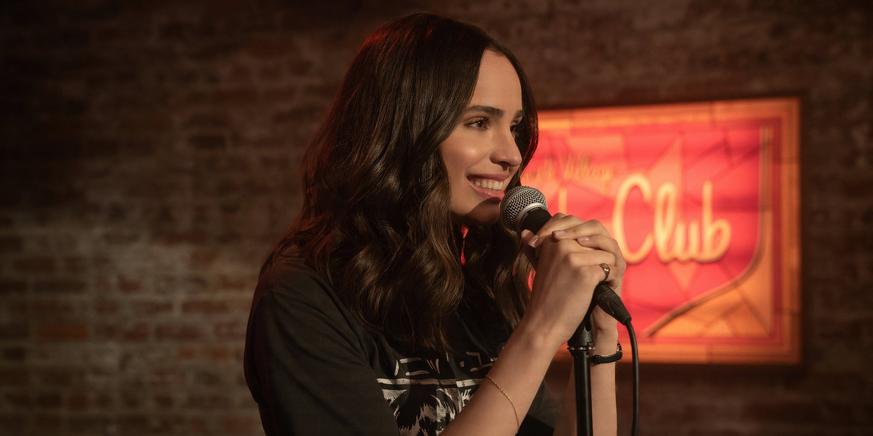Alex (Sofia Carson) does stand up in The Life List