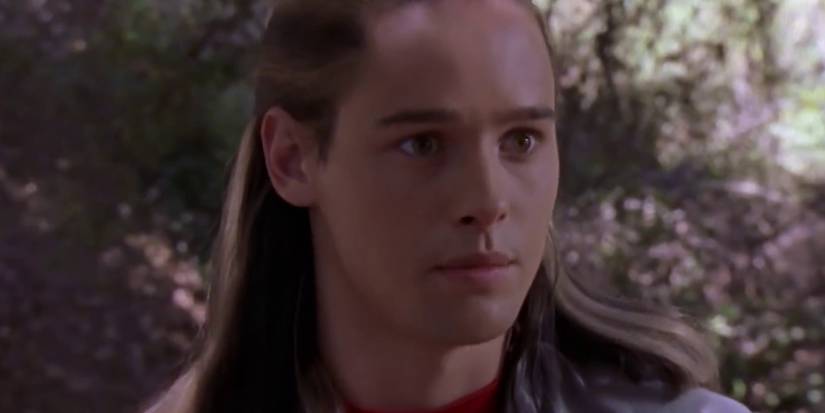 Andros looks surprise in Power Rangers in Space