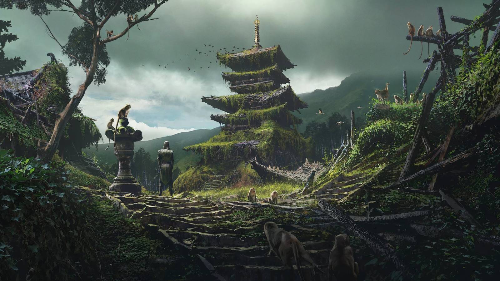 फोटोग्राफर द्वारा ली गई साथ-साथ वाली तस्वीरों से पता चलता है कि Assassin's Creed में परछाइयाँ वास्तव में कितनी यथार्थवादी हैं।