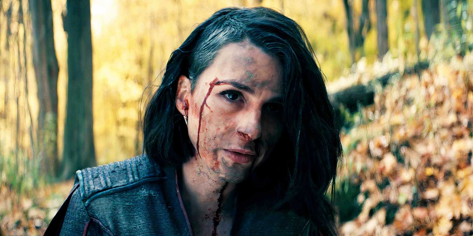 All Seasons Of The Boys & Gen V, Ranked Worst To Best Aya Cash with a bloody face as Stormfront in The Boys season 2